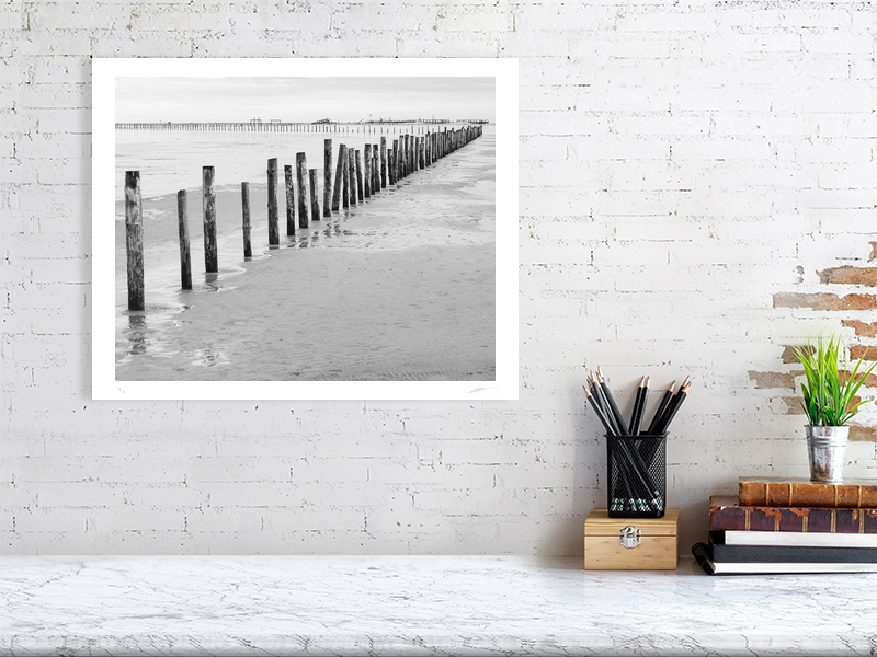 Wooden posts