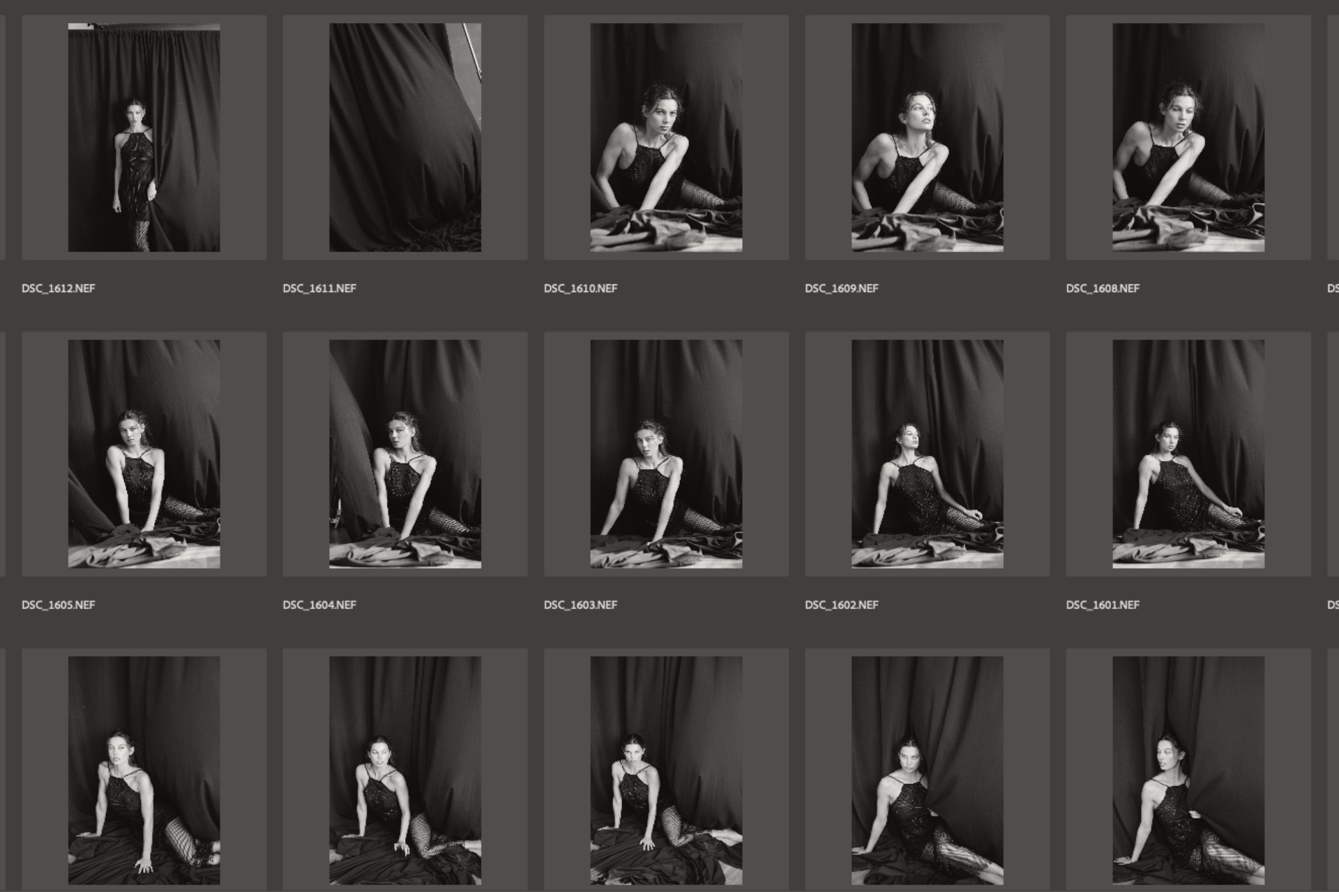 Contact Sheets: The intense shot with Chiara