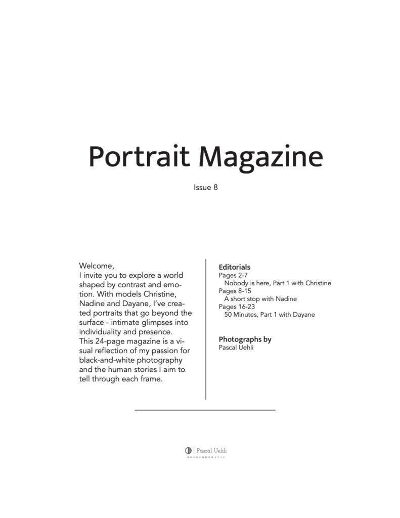 Portrait Magazine Issue 8