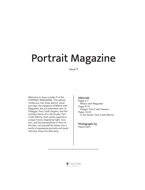 Portrait Magazine Issue 9
