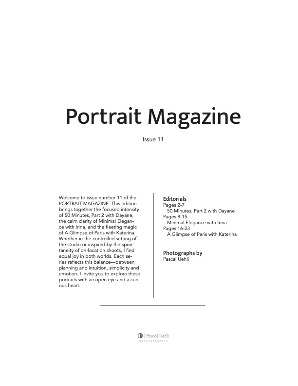 Portrait Magazine Issue 11