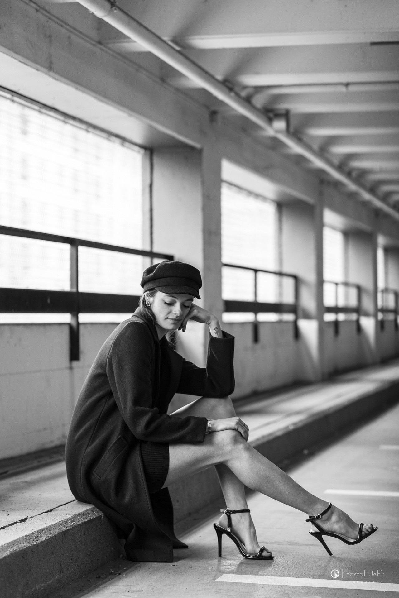 Angela photographed in Lausanne